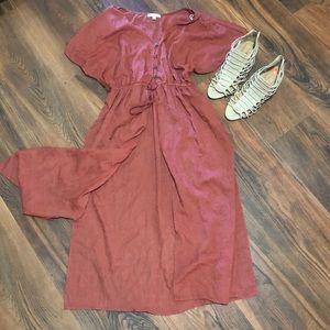 Large red coverup/dress